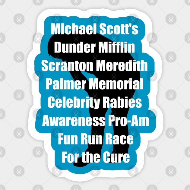 The Office: Michael Scott Fun Run Sticker by LiunaticFringe